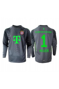 Bayern Munich Manuel Neuer #1 Maalivahti Jalkapallovaatteet Vieraspaita 2025-26 Pitkähihainen